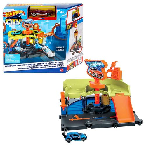 Juguete Hot Wheels City Autolavado De La Ciudad