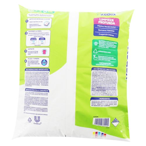 Detergente en polvo Xedex máximo poder limón - 4500 g