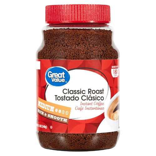 Café Great Value Instantáneo Puro - 340 g