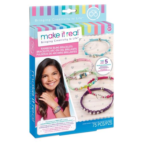 Pulseras Make it Real De Arcoiris Brillantes