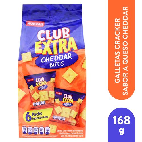 Club Extra Galletas Cheddar Bites 168Gr