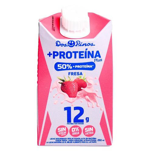 Leche Dos Pinos Proteína Fresa -250 g