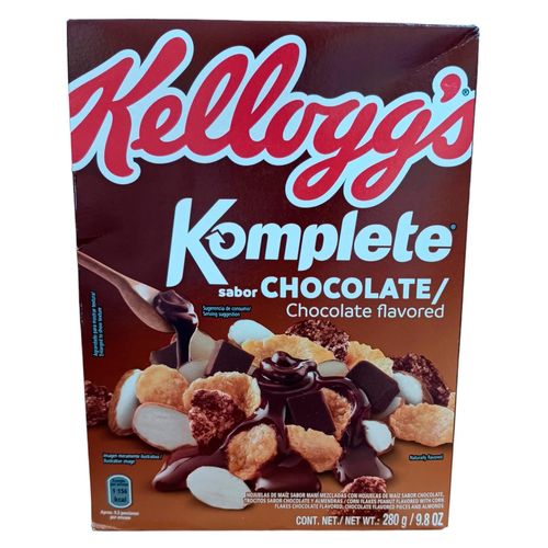 Kelloggs Cereal Komplete Chocolate 280gr