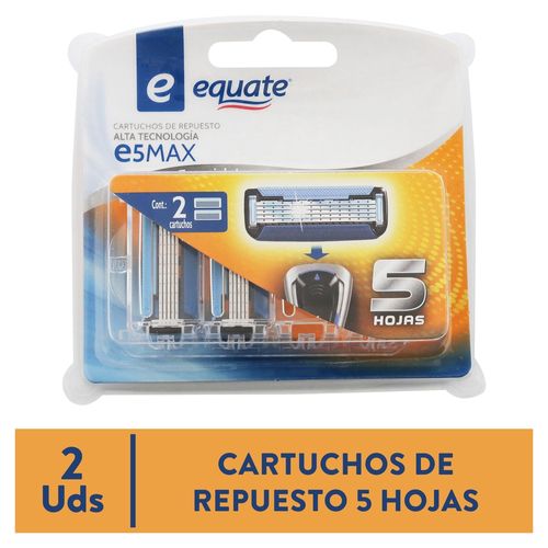 Repuesto Rasuradora Equate 5 Hojas Con 2 Repuestos