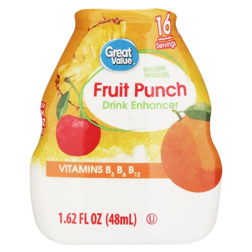 Bebida En Polvo Great Value De Fruit Punch -48ml