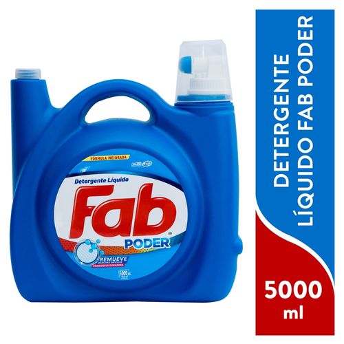 Detergente Liquido Fab 3 Acti Blu 5000Ml