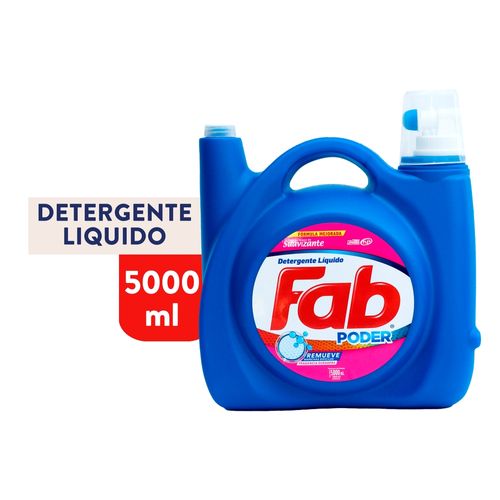 Detergente Liquido Fab Flores Mis Am 5L