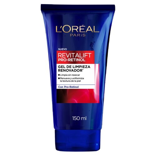 Gel L'óreal Paris Limpiador Retinol Antiedad - 150 ml