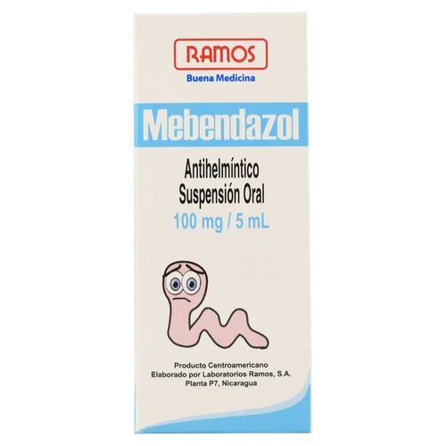 Mebendazol Ramos - 100mg/5ml