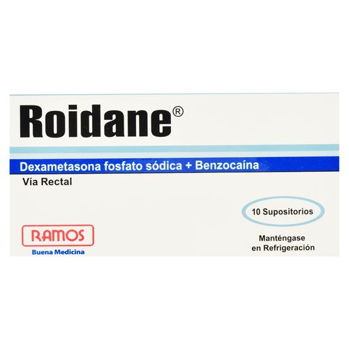 Roidane Rarpe 10 Supositorios