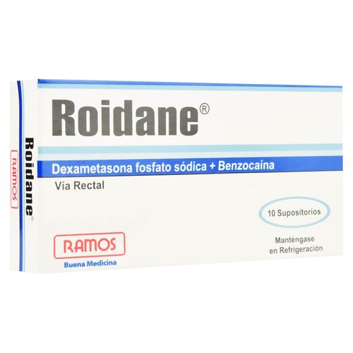 Roidane Rarpe 10 Supositorios