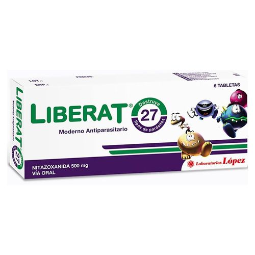 Liberat 500 Mg 6 Tabletas