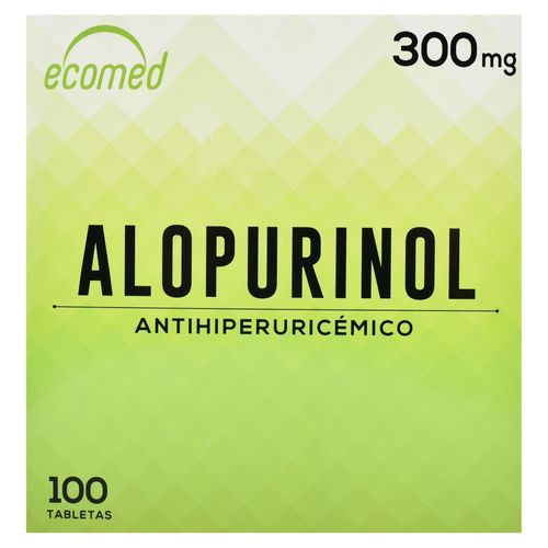 Alopurinol Ecomed 300mg x 100 Tabletas