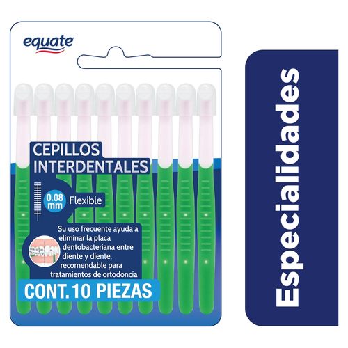 Cepillos flexibles Equate Interdentales -10 Uds