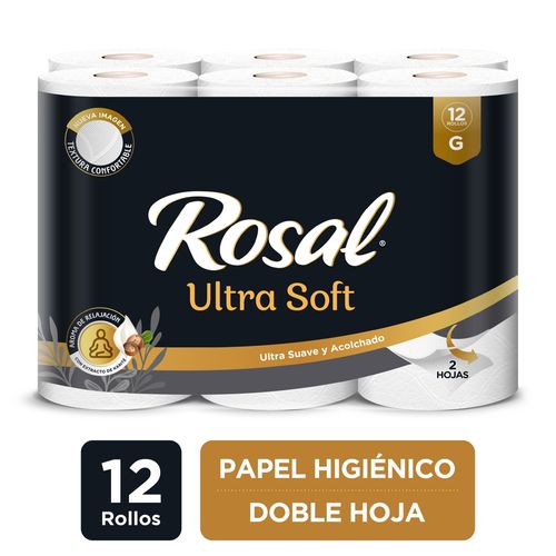 Rosal Papel Higienico Black 350h 2p 12r