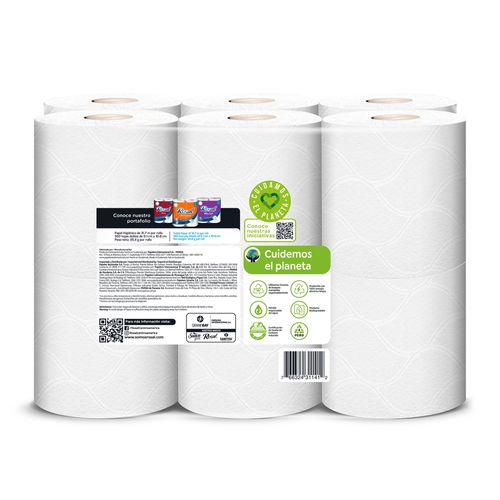 Rosal Papel Higienico Black 350h 2p 12r