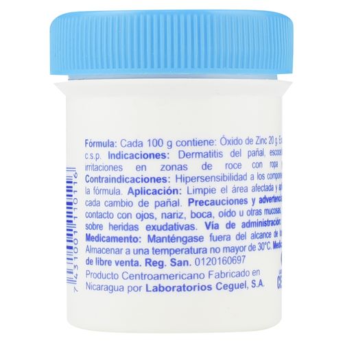 Pomada Pasta Al Agua Oxido De Zinc - 30 g