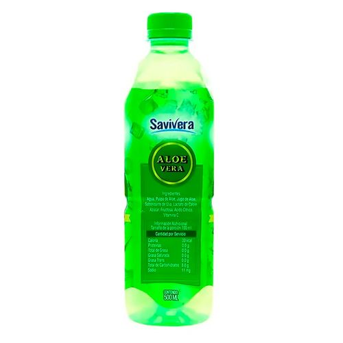 Bebida Aloe Vera Savivera 500 Ml