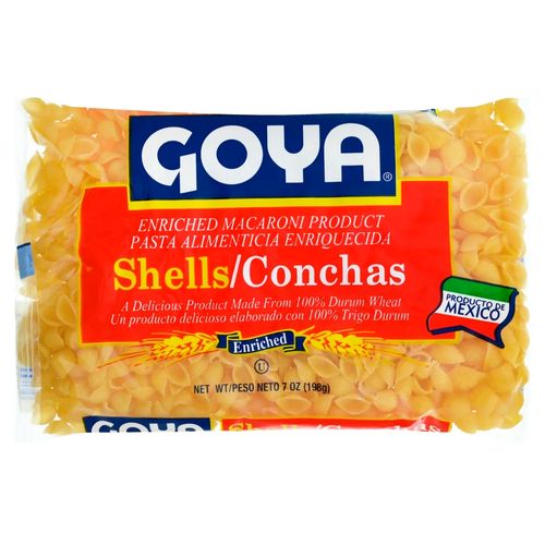 Pasta Enriquecida Conchas Goya 198Gr