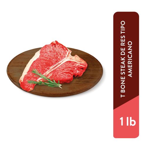 T bone steak Marketside tipo americano - Precio indicado por libra