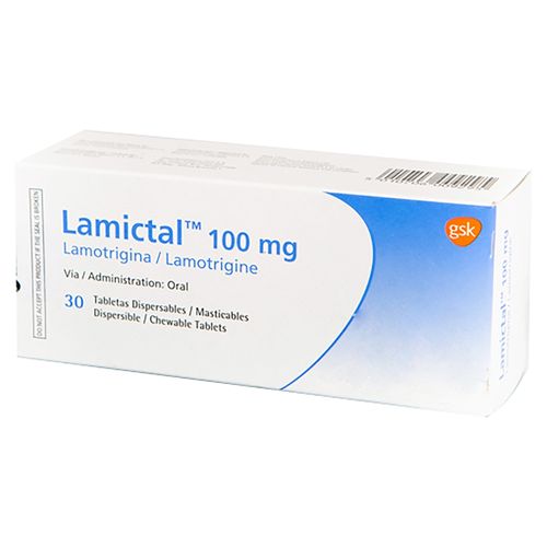 Tabletas Glaxosmithlike Lamictal 30 uds - 100 mg