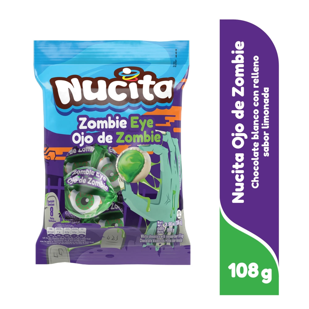 Comprar Chocolate Nucita Ojo Zombie Bolsa - 108 g | Walmart Nicaragua