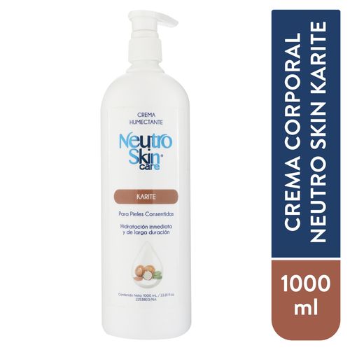 Crema corporal Neutroskin Care con karité - 1000 ml