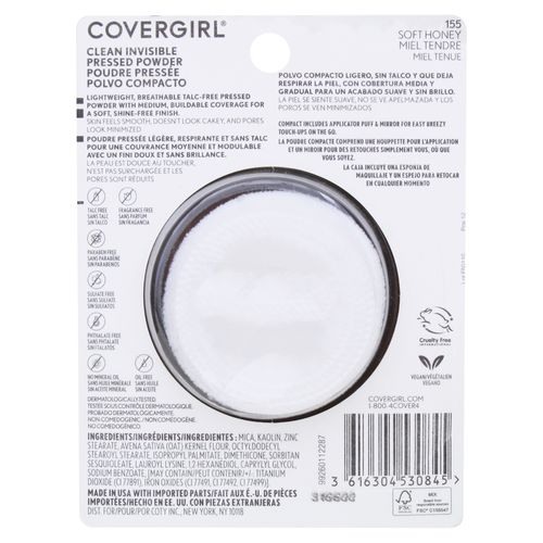 Polvo compacto Covergirl tono 155 soft honey - 11 g