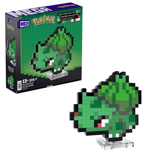 Set Mega Construcción Estilo Pixel Bulbasaur