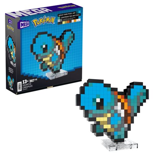 Set Mega Construcción Estilo Pixel Squirtle