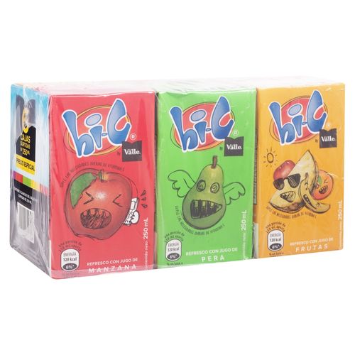 Refresco Hi C sabor surtido -6 pack/250 ml