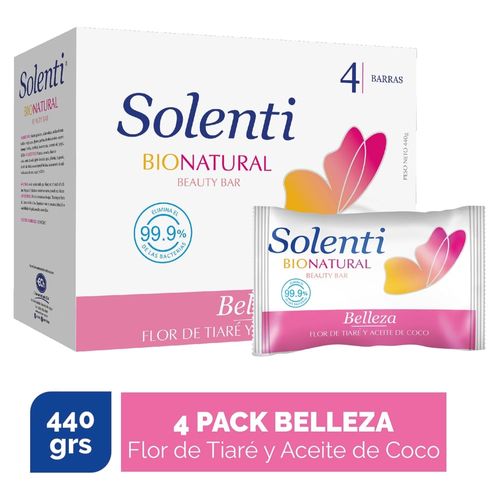 Jabón Solenti belleza 4 Uds - 440 g
