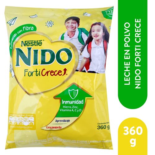 Alimento en Polvo Nido Forticrece Bolsa -360 g