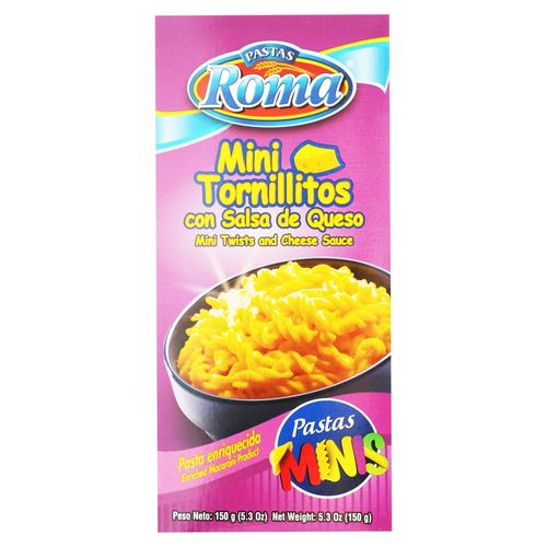 Pasta Roma Mini Tornillitos Con Queso - 150 g