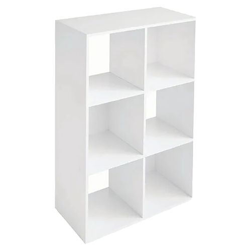 Mueble Mainstays organizador con 6 divisiones color blanco