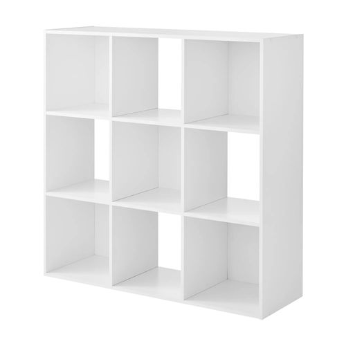 Mueble Organizador Mainstays con 9 divisiones color blanco