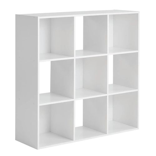 Mueble Organizador Mainstays con 9 divisiones color blanco