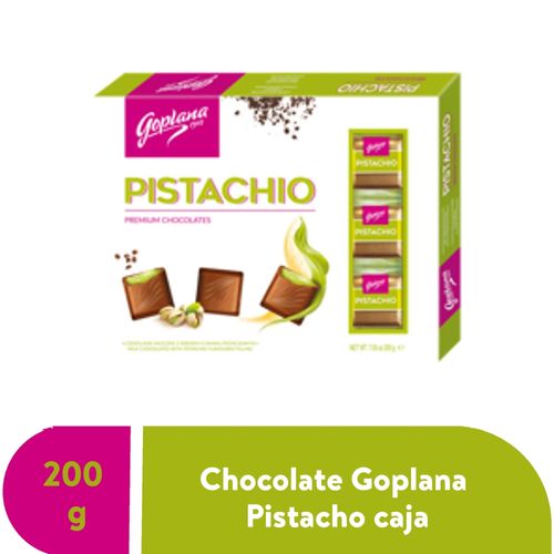 Chocolate Goplana Pistacho caja - 200 g