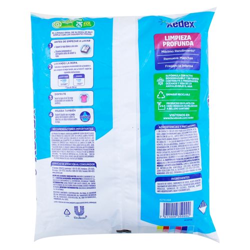 Detergente en polvo Xedex máximo poder - 800 g