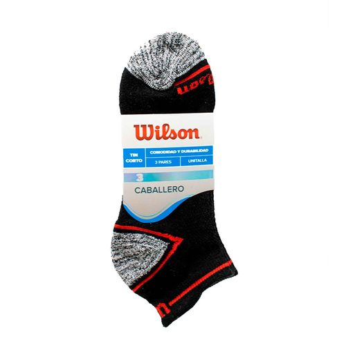 Pack 3 Medias Tin Wilson Caballero Negro Afelpado Modelo:B5844