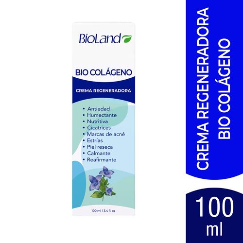 Bio Colageno Crema Regenador Bioland 100