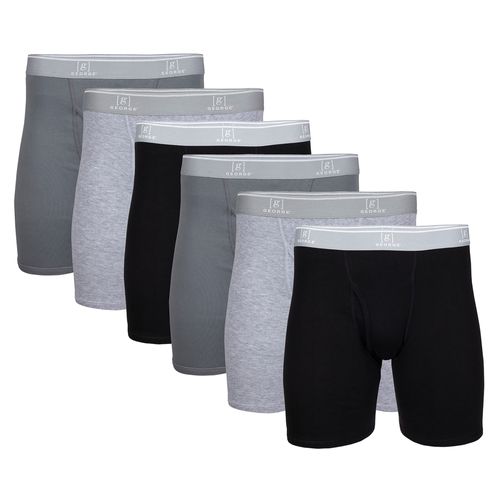 Boxer Ajustado Gris Negro