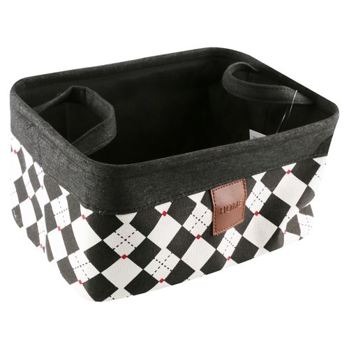 Cesto Rectangular Tela 38x28x24cm