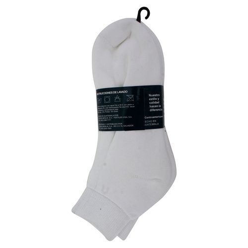 Calcetin Berlin Deportivo Corto Blanco3P
