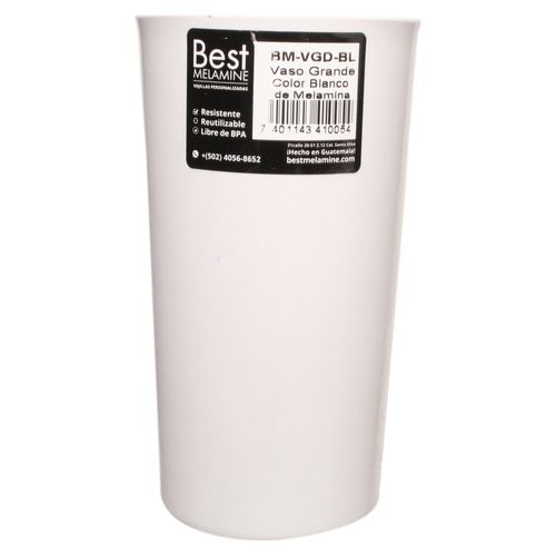 Bm Vaso Blanco Grande 16 Oz