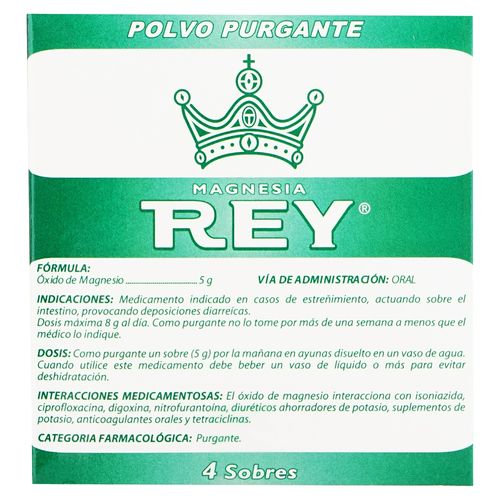 Magnesia Rey Original Cenco 4sb De5 20gr