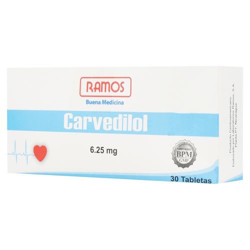 Carvedilol Ramos 6.25mg x 30 Tab
