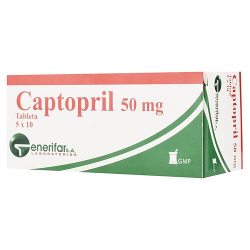 Captopril 50 Generifar