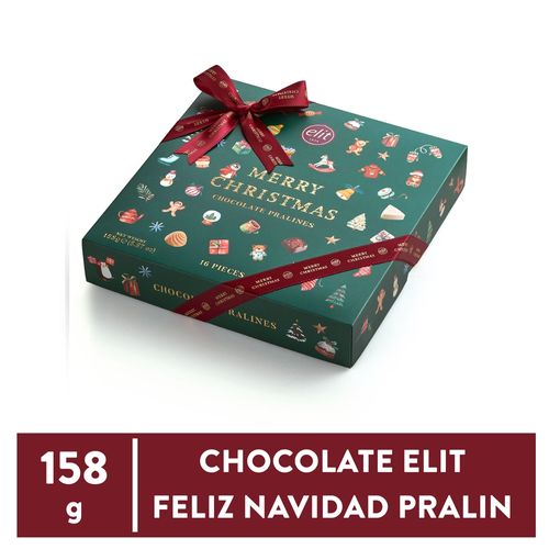 Chocolate Elit Feliz navidad Pralin - 158 g
