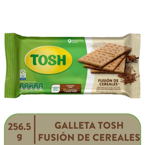 Galleta Pozuelo tosh fusi cereal - 256.5 g